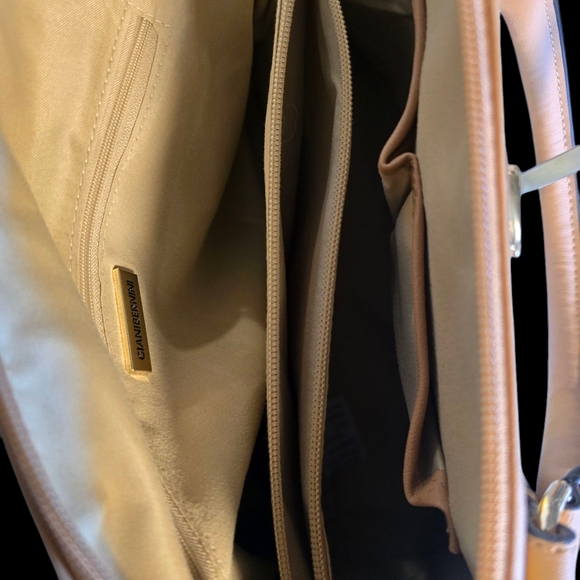 Giani Bernini Yellow and Tan Tote with Lemon Print - Picture 4 of 4